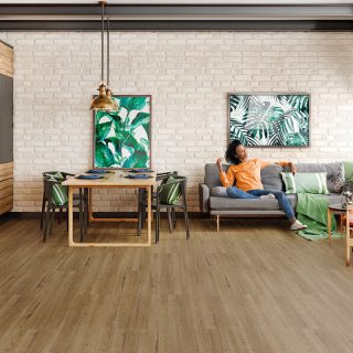 Piso Laminado Eucafloor New Evidence Click Freijó Âmbar – Caixa com 2,77m²