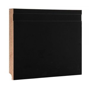 Rodapé Santoro MDF Preto de 15cm – Barra com 2,18m