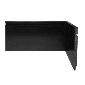 Rodapé Casa Grassi 15cm Black com Friso Barra de 2,40 Metro Linear