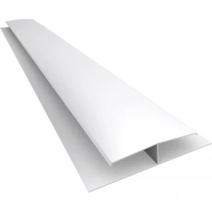 Emenda Pvc “H” Rigida Branco 6m Ecoplast