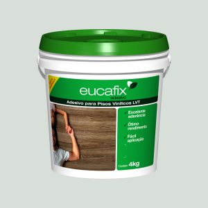 Eucafix Adesivo para Pisos Vinílicos LVT Eucafloor 4Kg