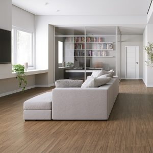 Piso Laminado Eucafloor Click Max Elegance Cor Noce Borgonha Caixa com 3,87m²